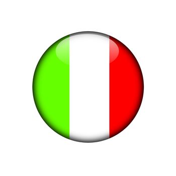 italy button flag sign or badge for website
