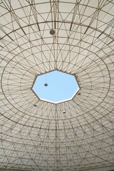 Modern office building dome roof