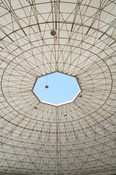 Modern office building dome roof