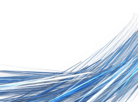 elegant fractal design with empty copyspace for text