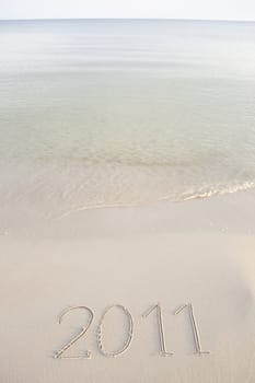 2011 written in the beach