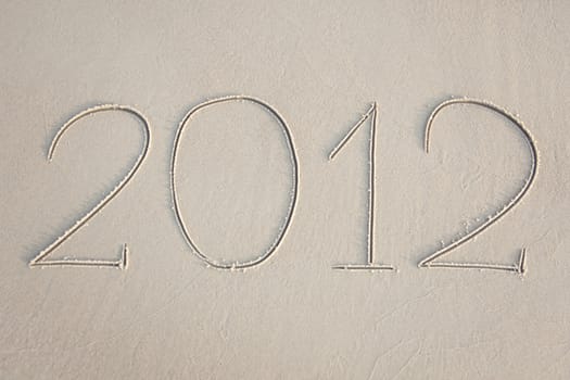 2012 written in the beach