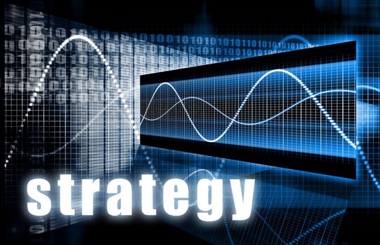 Strategy Business Concept as a Digital Background