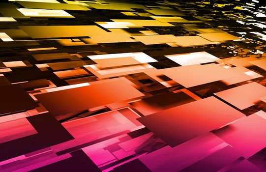 Web Futuristic Technology Background as a Art