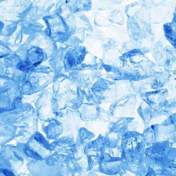 cool ice background or texture in blue with copyspace