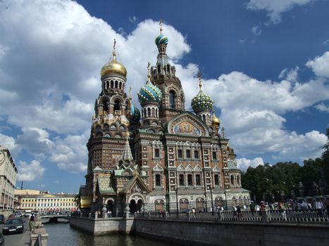 Totally fabulous and astonishing landmark of St. Petersburg. Extraordinary Orthodox architecture.