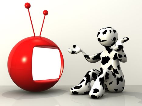 Computer generated image - Too Much Television