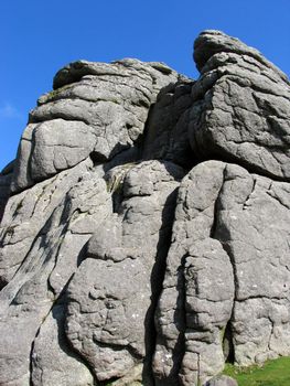 The rocks at Haytor in Dartmoor