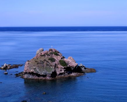 St George's Island, near the baths of Aphrodite, Cyprus