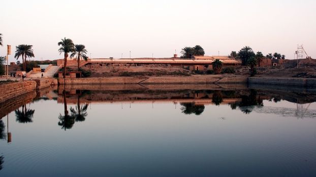 Pond for ablution of priests in Karnakskom Temple.