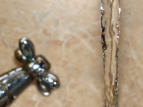 Run water in the kitchen for quench thirst