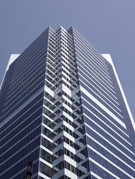 Tall Urban City Building Facade In Sydney, Australia