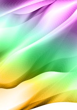 abstract dynamic form with copyspace and background