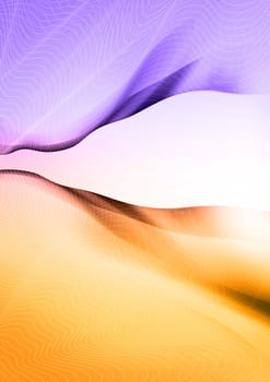 abstract dynamic form with copyspace and background