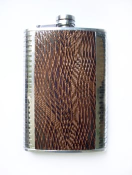 A flask with alcohol drink inside