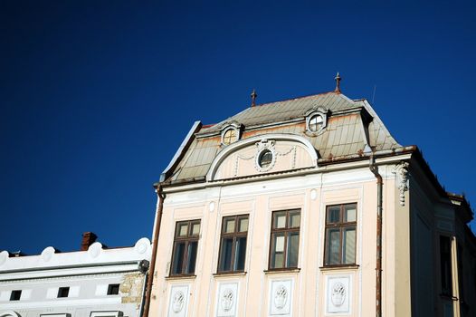 karvina square building with blue sky