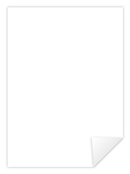 blank sheet of paper with empty copyspace for text