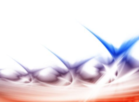 copyspace and fractal can be used as background card or wallpaper