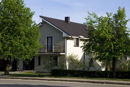 A recently constructed, contemporary lithuanian home