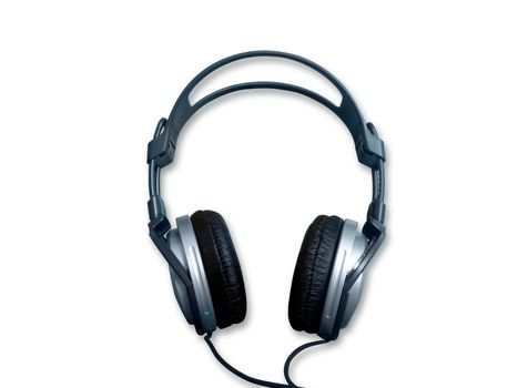 Isolated headphone on a white background