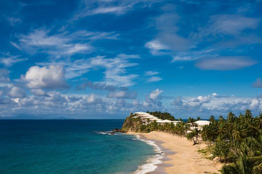 Beach of Antigua, winter 2009