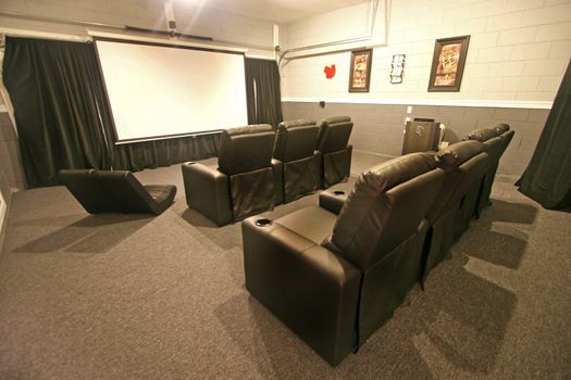 A Theatre Room in a House in Florida
