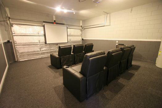 A Theatre Room in a House in Florida