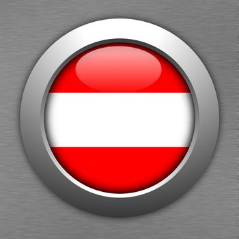 austria button flag sign or badge for website