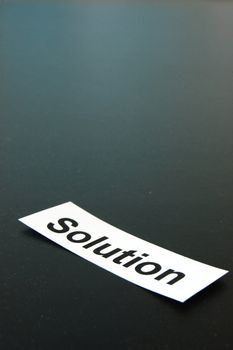 solution for business problem concept with copyspace