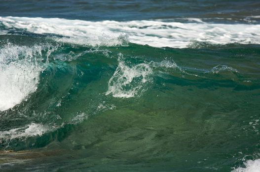 Crashing Wave on the Na Pali Coast, Kauai