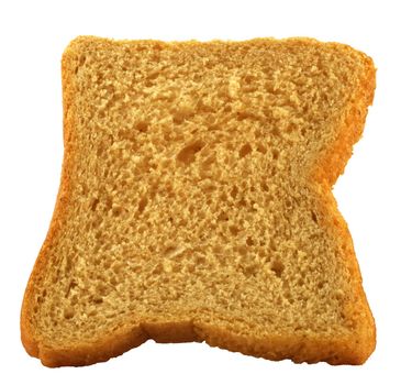 European toast on white background