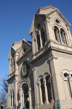 Old Santa Fe church downtown