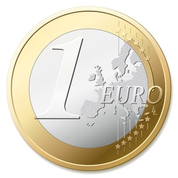 One euro coin