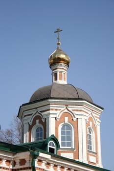 View on a church on an Easter Sunday.