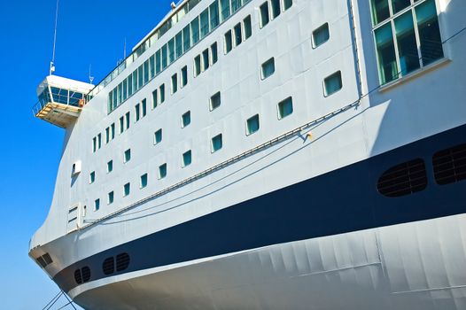 Cruise ship in harbor