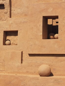 Sculpture, sand, sphere, exhibition, product, art,  image