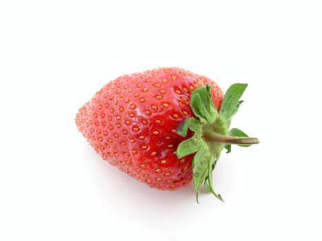 Strawberry isolated over white.