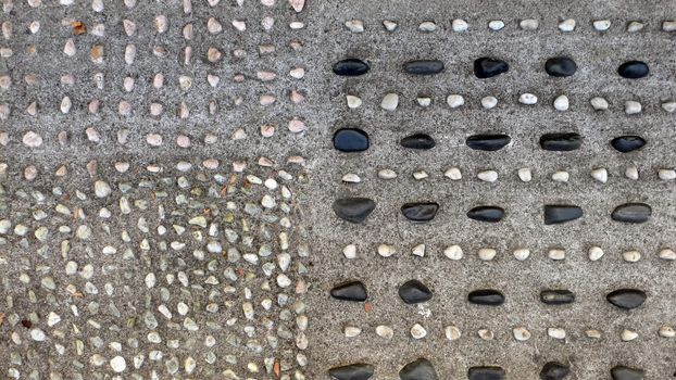 ornamental stones background from Japanese stone garden, Kawagoe Japan