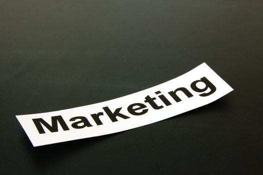 marketing concept with copyspace for text message