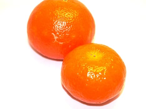 two mandarines