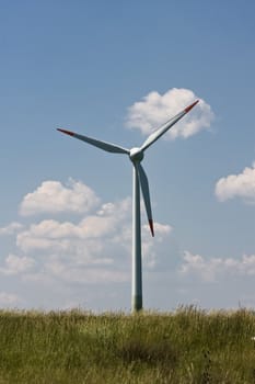 Wind turbines from a wind farm