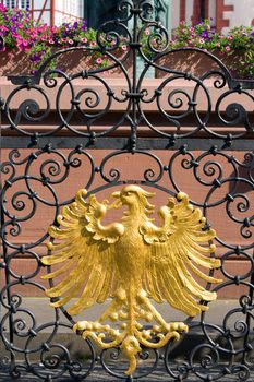 Stylized coat-of-arms of the city Frankfurt in Germany