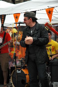 U2 singer Bono in Cardiff
