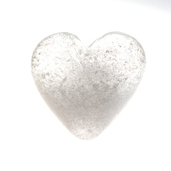 a white frozen heart for valentines-day