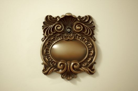 Elegant Victorian Peep Hole on a Door