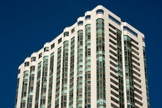 Modern High-Rise Condominiums in downtown Chicago.