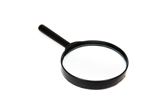 magnifying glass isolated on white