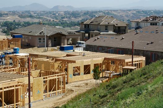 New Rural Home Construction Site