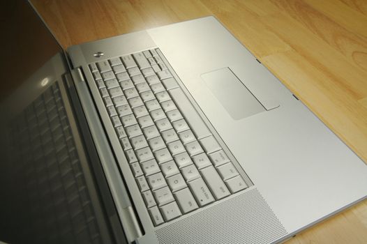 Angled Laptop Image on Desk