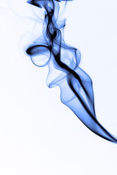 Dark blue smoke